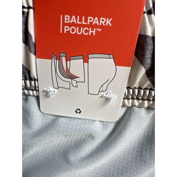 SAXX Men's Oh Buoy 2N1 Half Print Volley 5" Swim Shorts Gray Off White 2XL - Picture 12 of 13